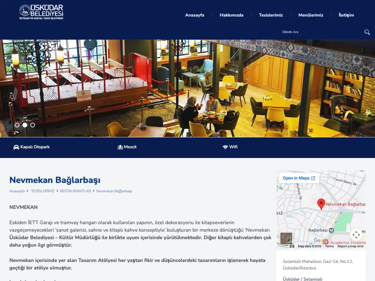 Nevmekan Bağlarbaşı's website