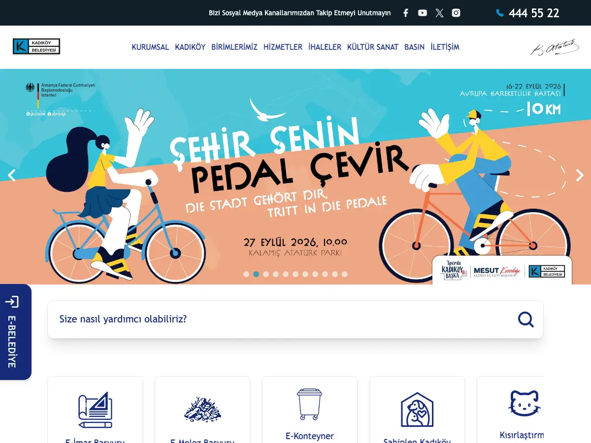 Kemal Tahir Halk Kütüphanesi's website
