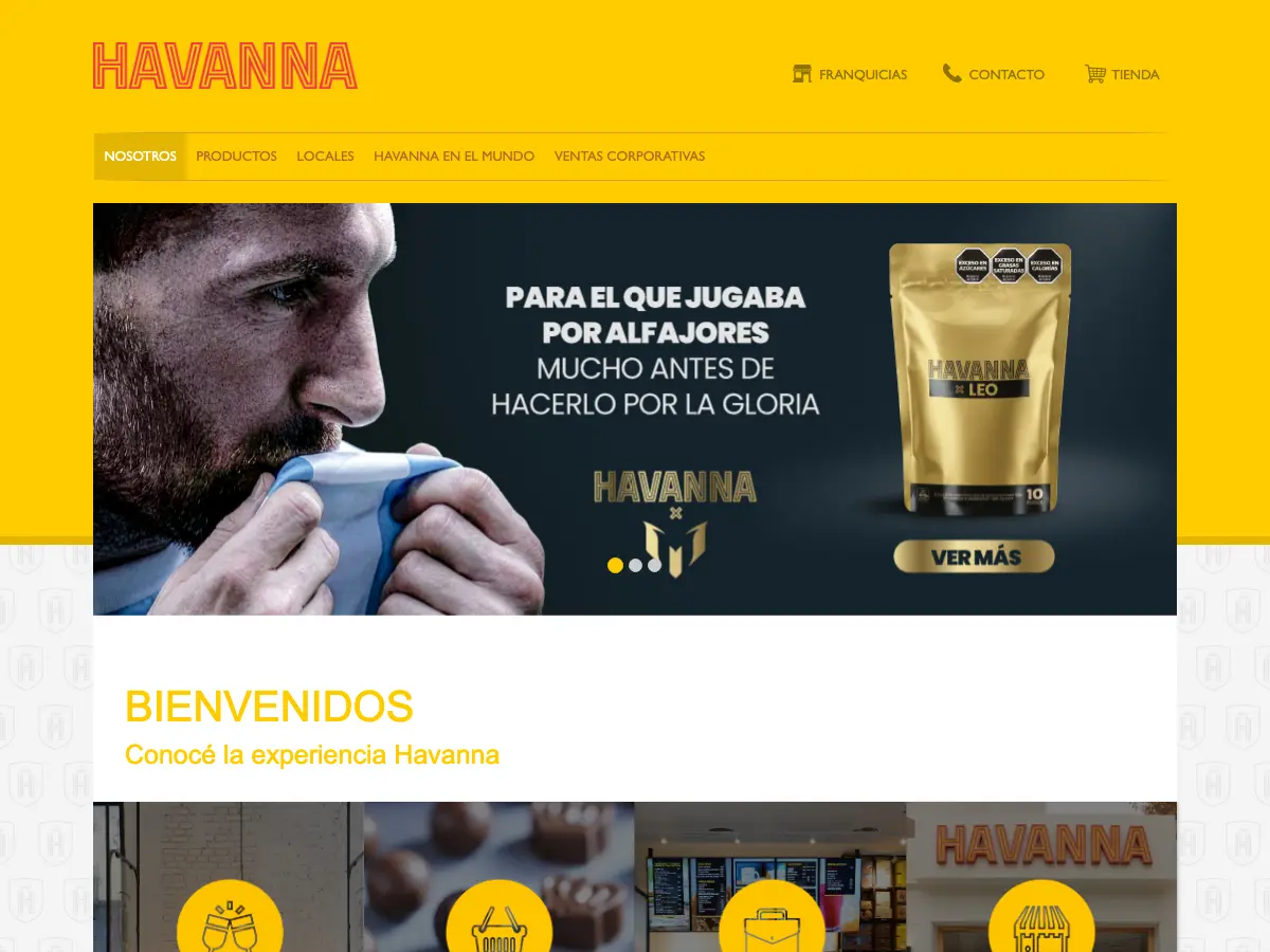 Havanna's website
