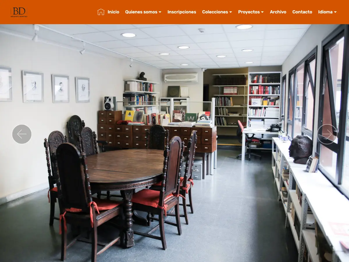 Biblioteca Polaca Ignacio Domeyko's website