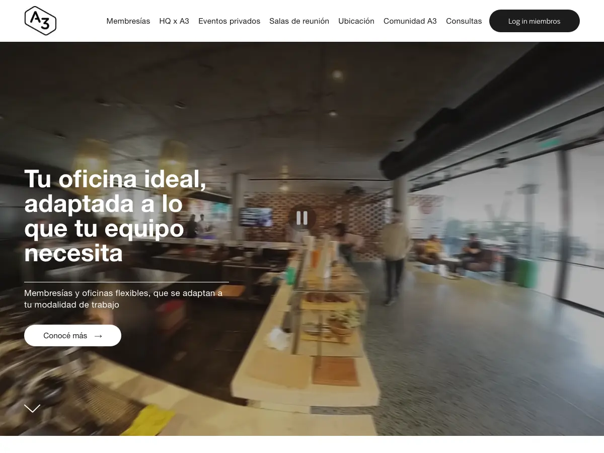 Area Tres's website
