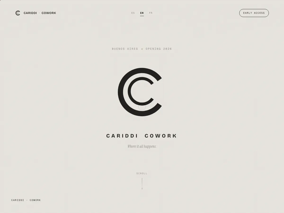 Cariddi Cowork's website