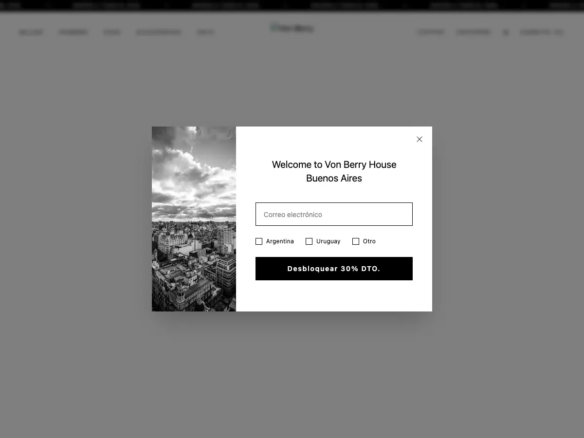 Von Berry Coffee Club's website