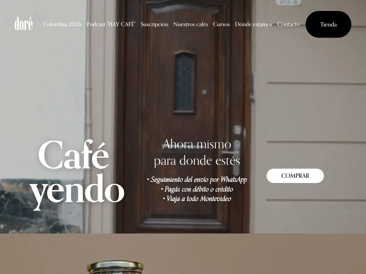 Café Doré's website