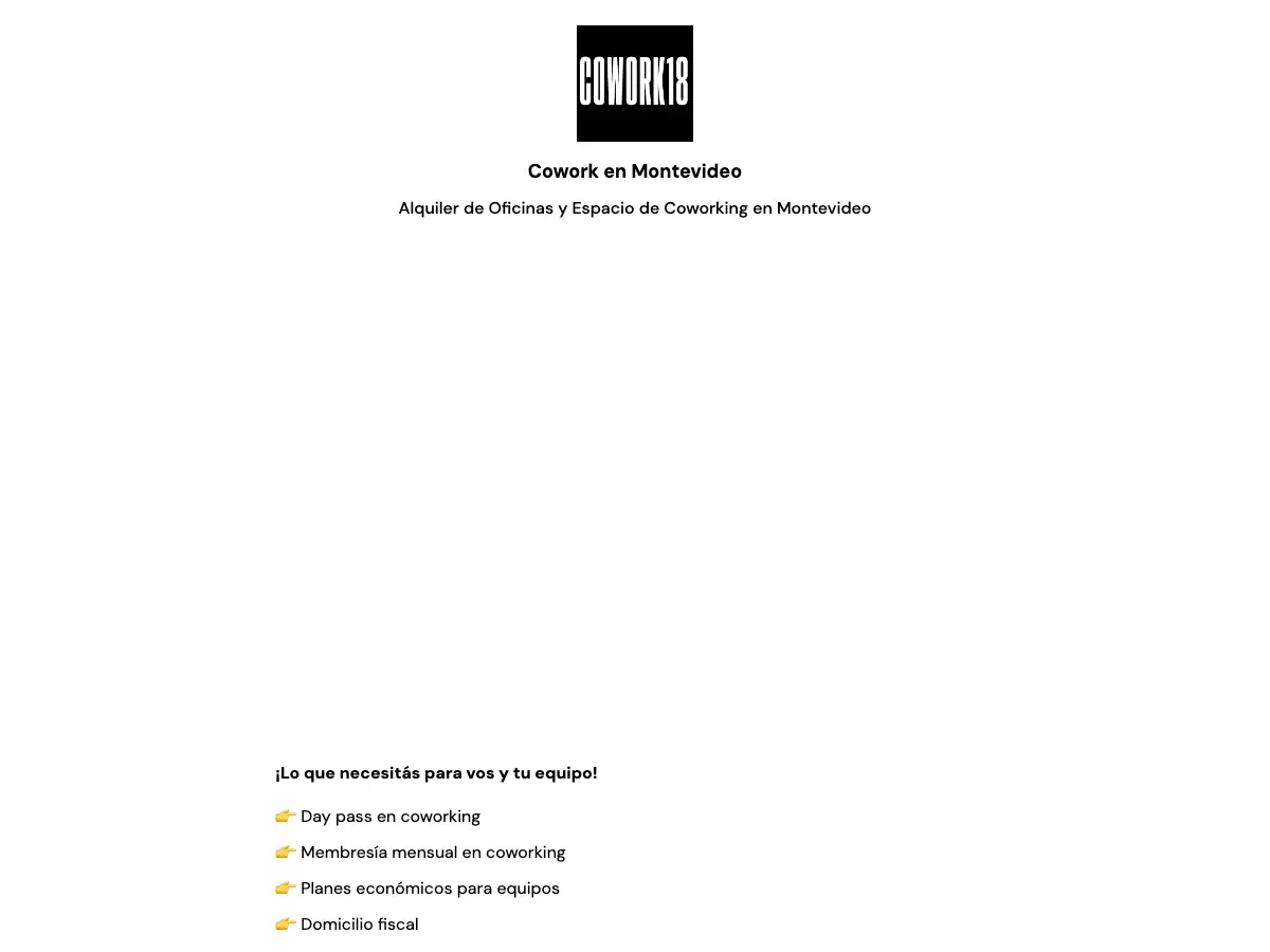 Cowork18's website