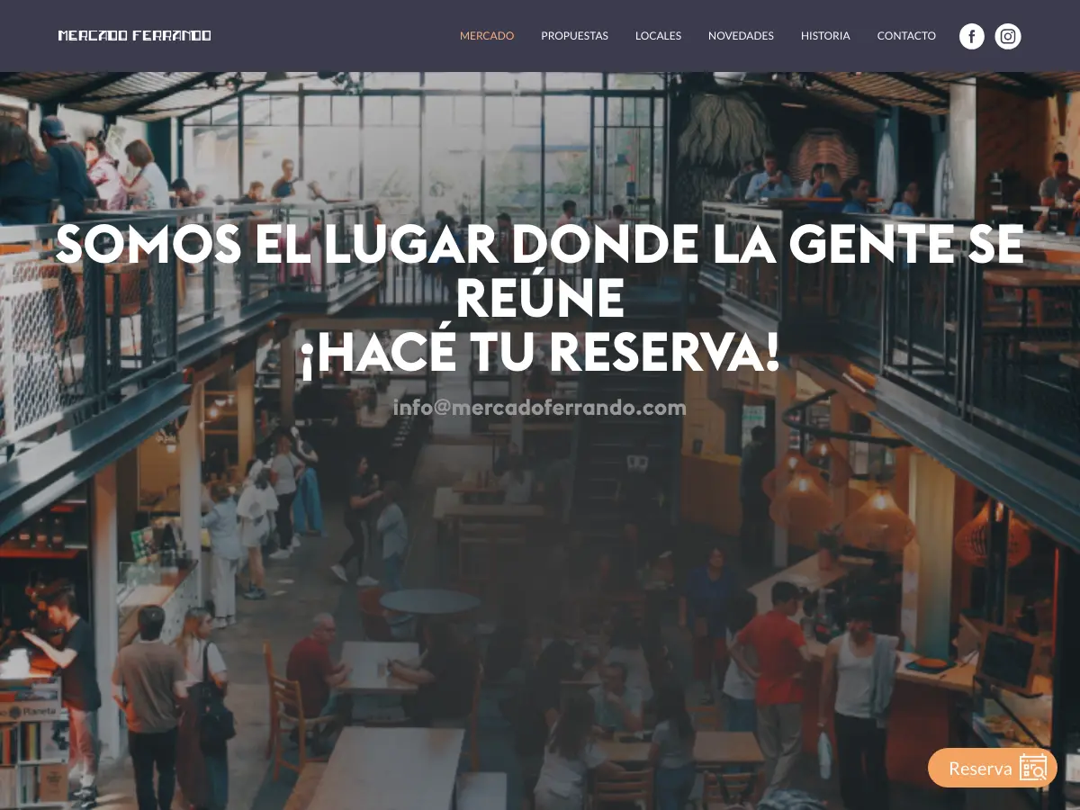 Mercado Ferrando's website