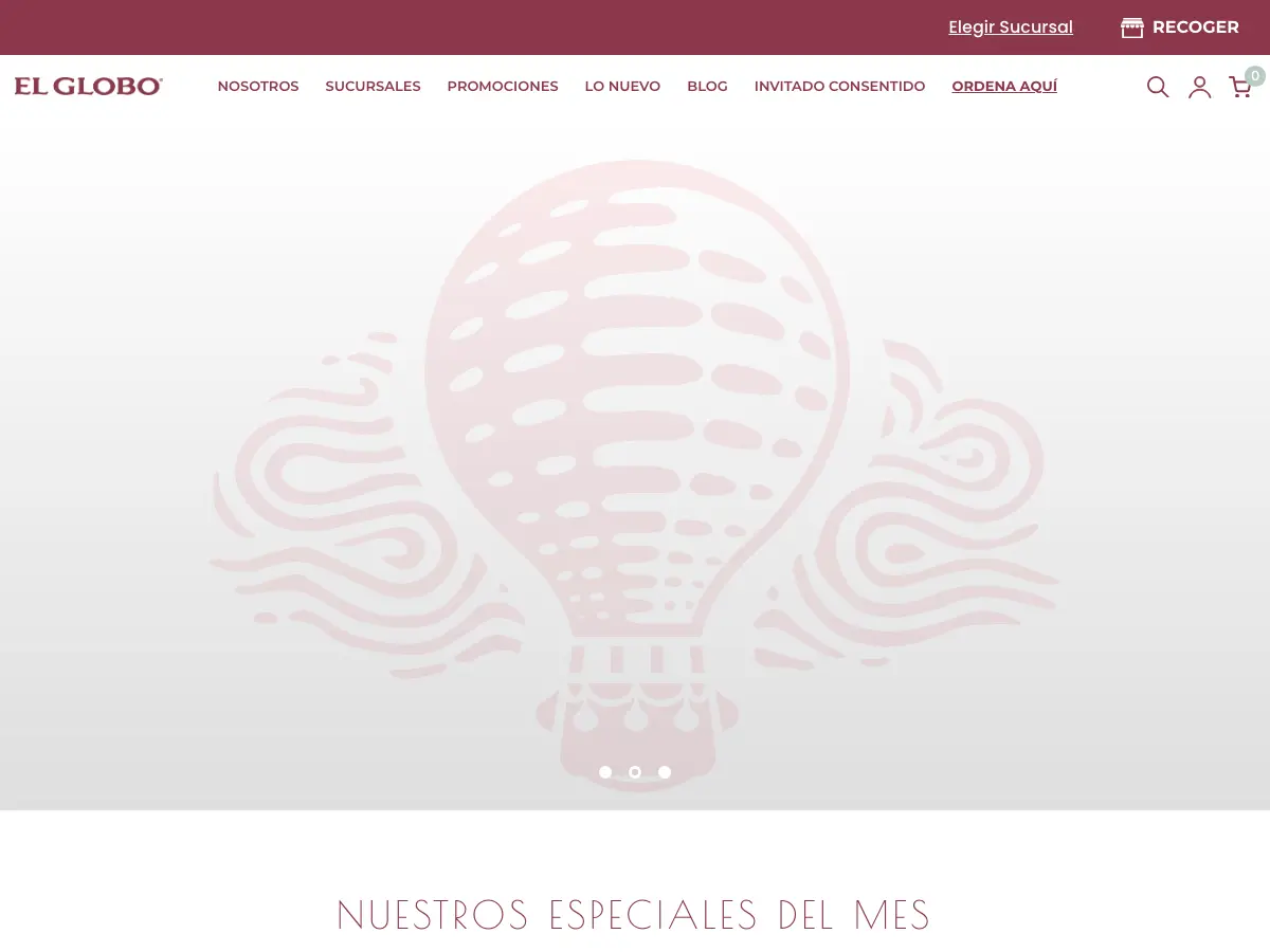 El Globo's website