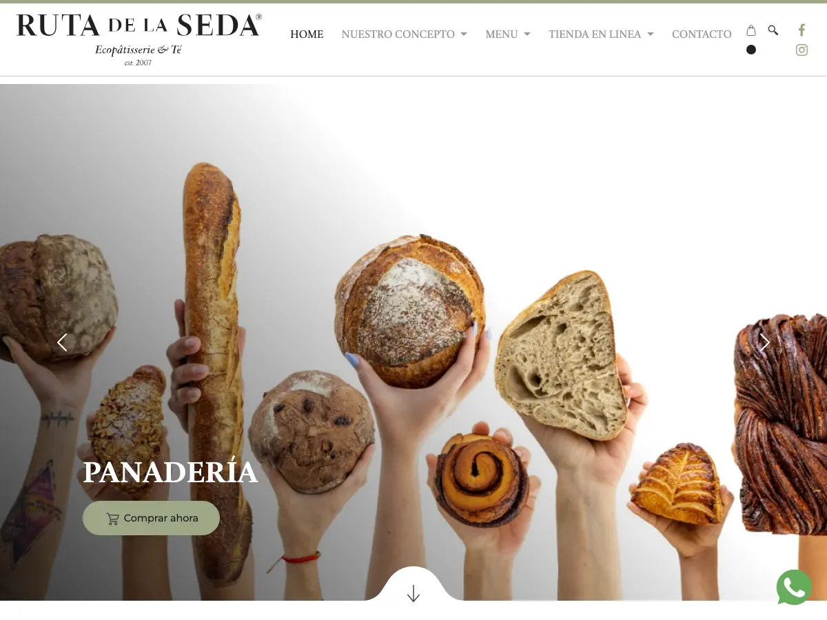 Café Ruta de la Seda's website