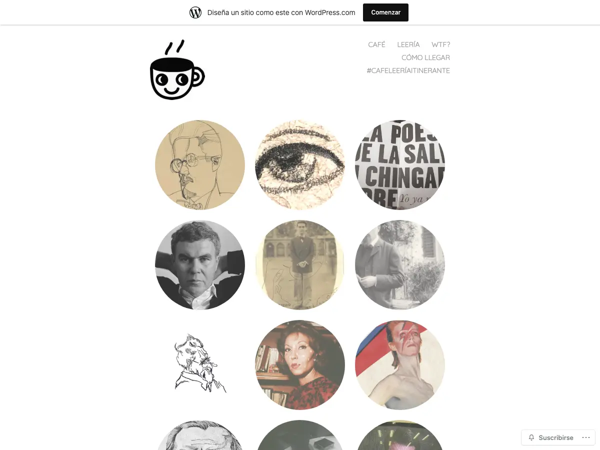 Cafeleería's website