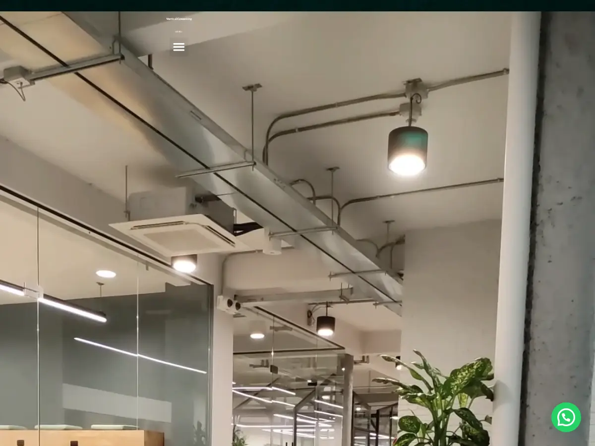 Vertical Coworking's website