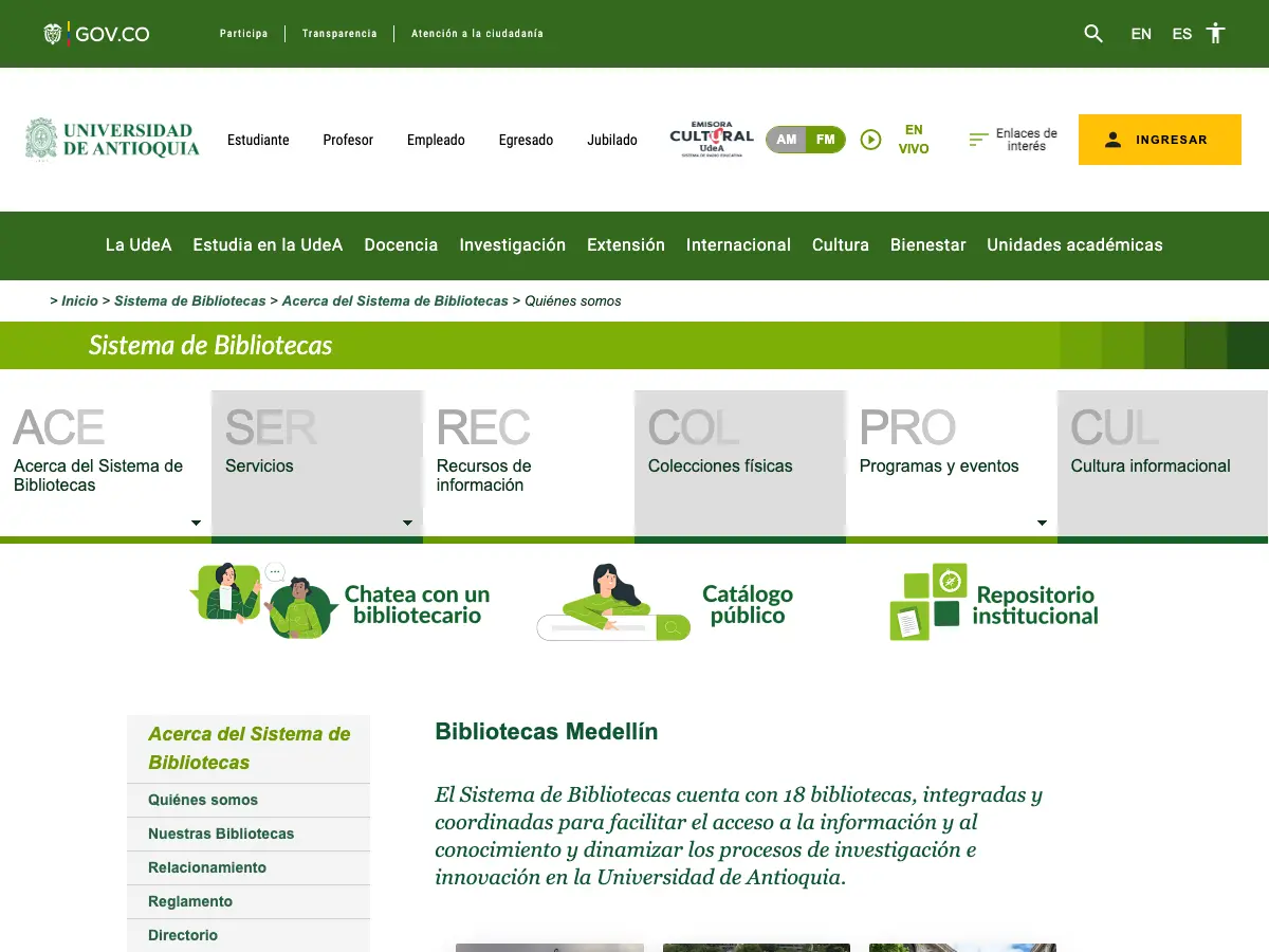 Bloque 8 - Biblioteca Carlos Gaviria Díaz's website