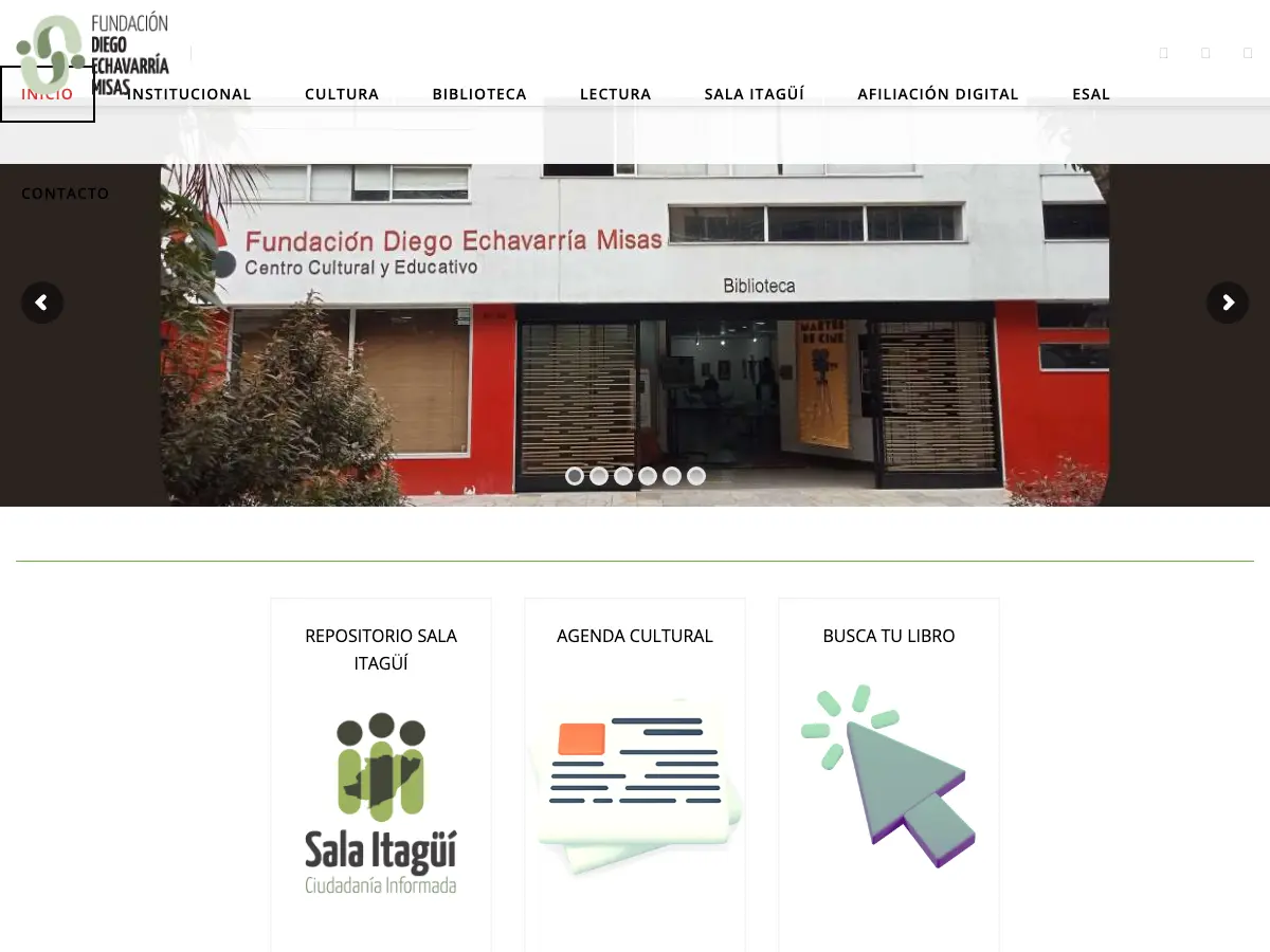 Biblioteca Diego Echavarría Misas's website