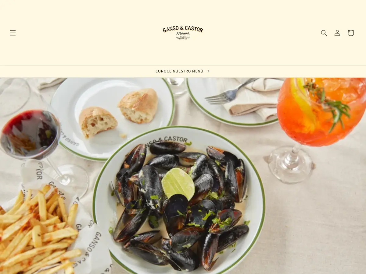Ganso & Castor's website