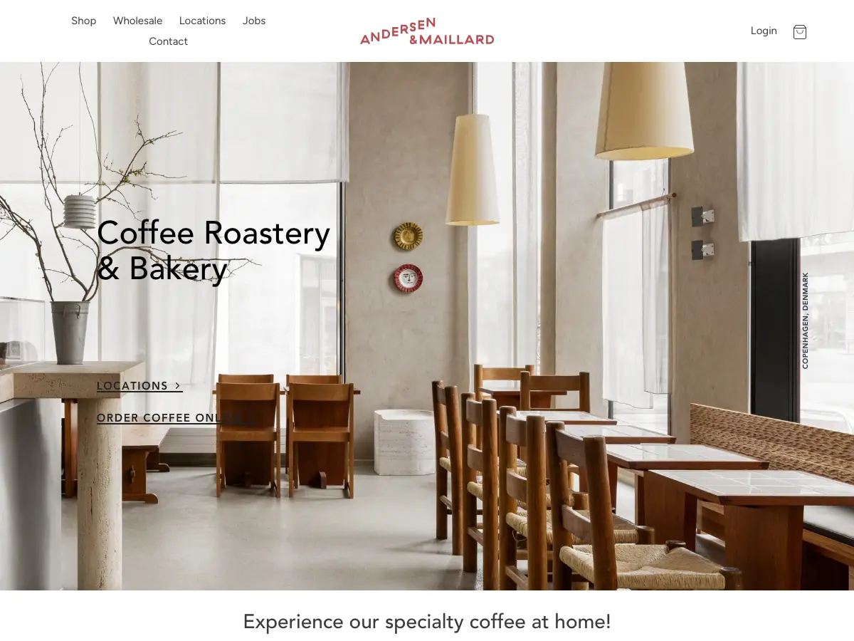Andersen & Maillard's website