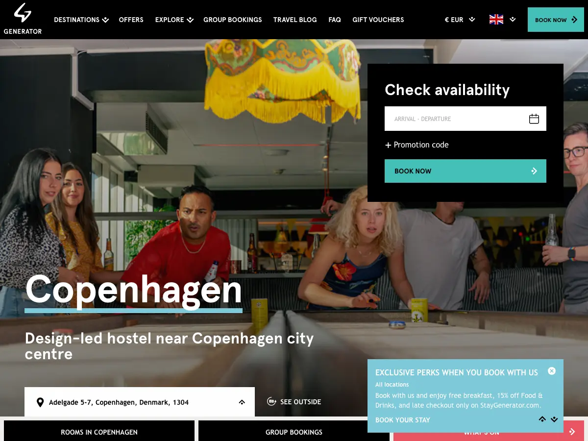 Generator Copenhagen's website