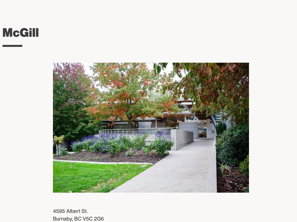 Burnaby Public Library's website