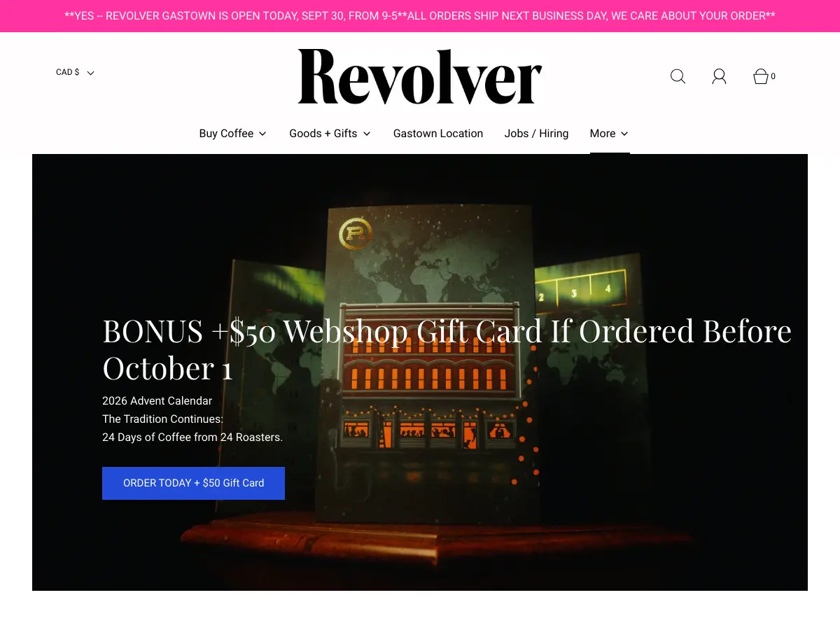 Revolver's website