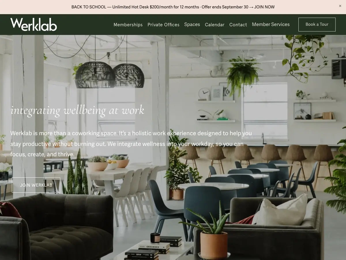 Werklab Inc's website