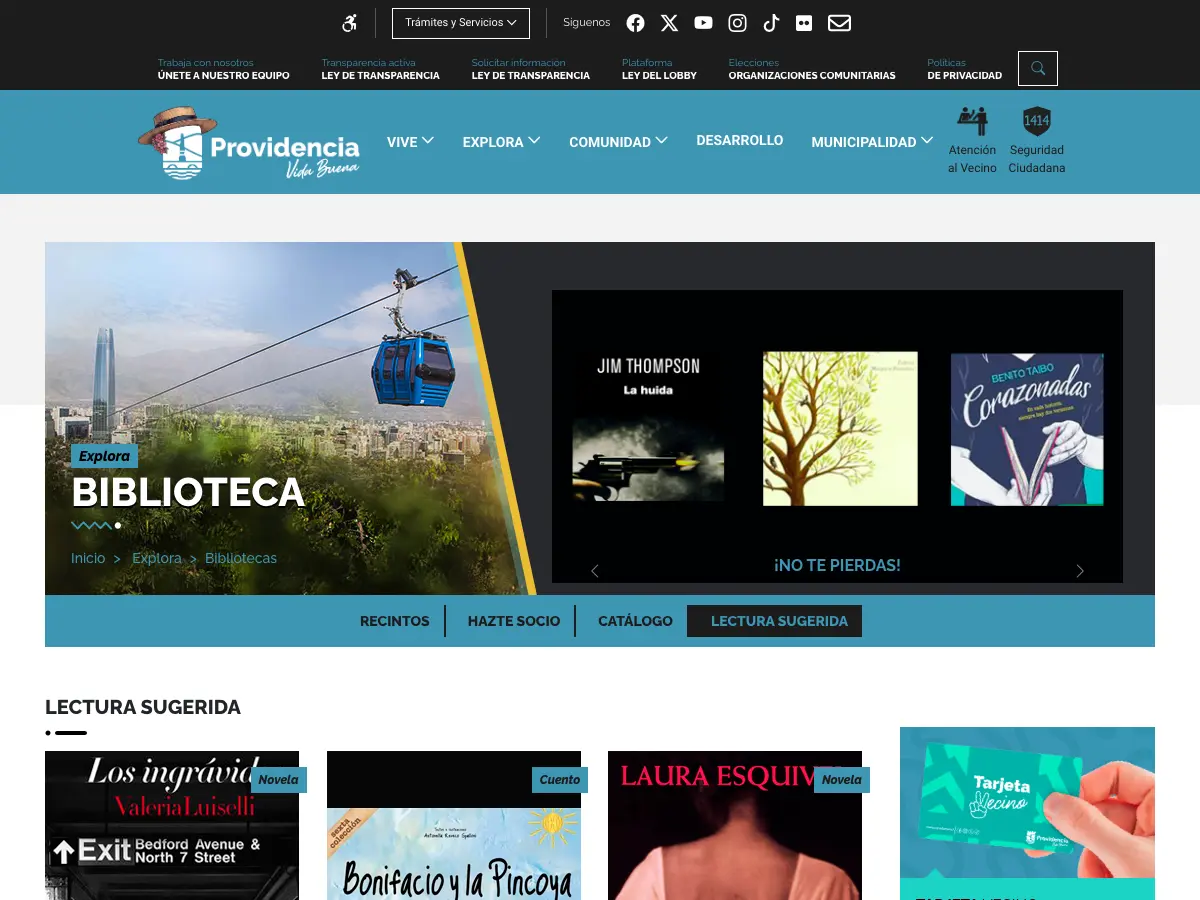 Bibliotecasprovi's website