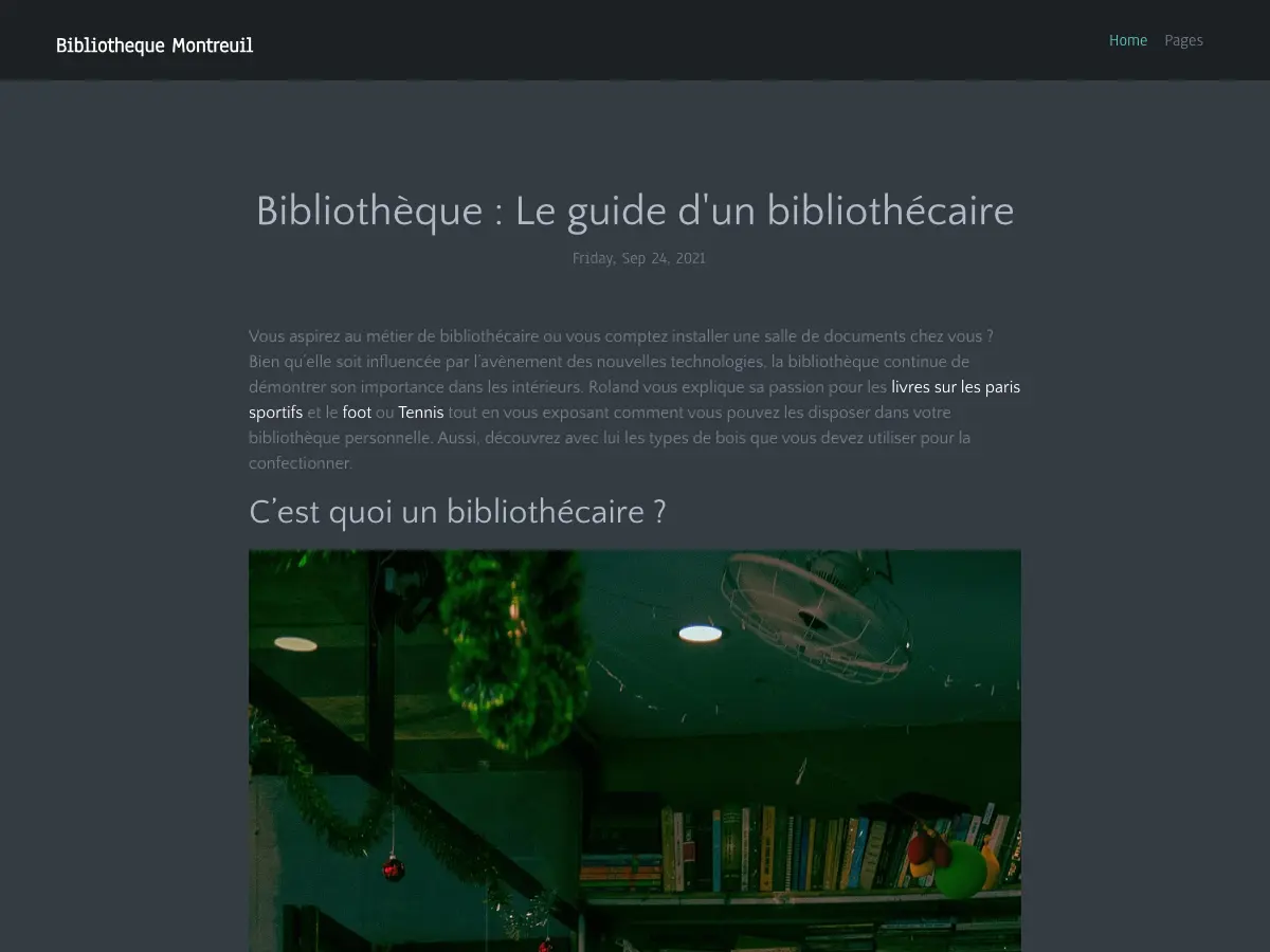 Bibliothèque Paul Eluard's website