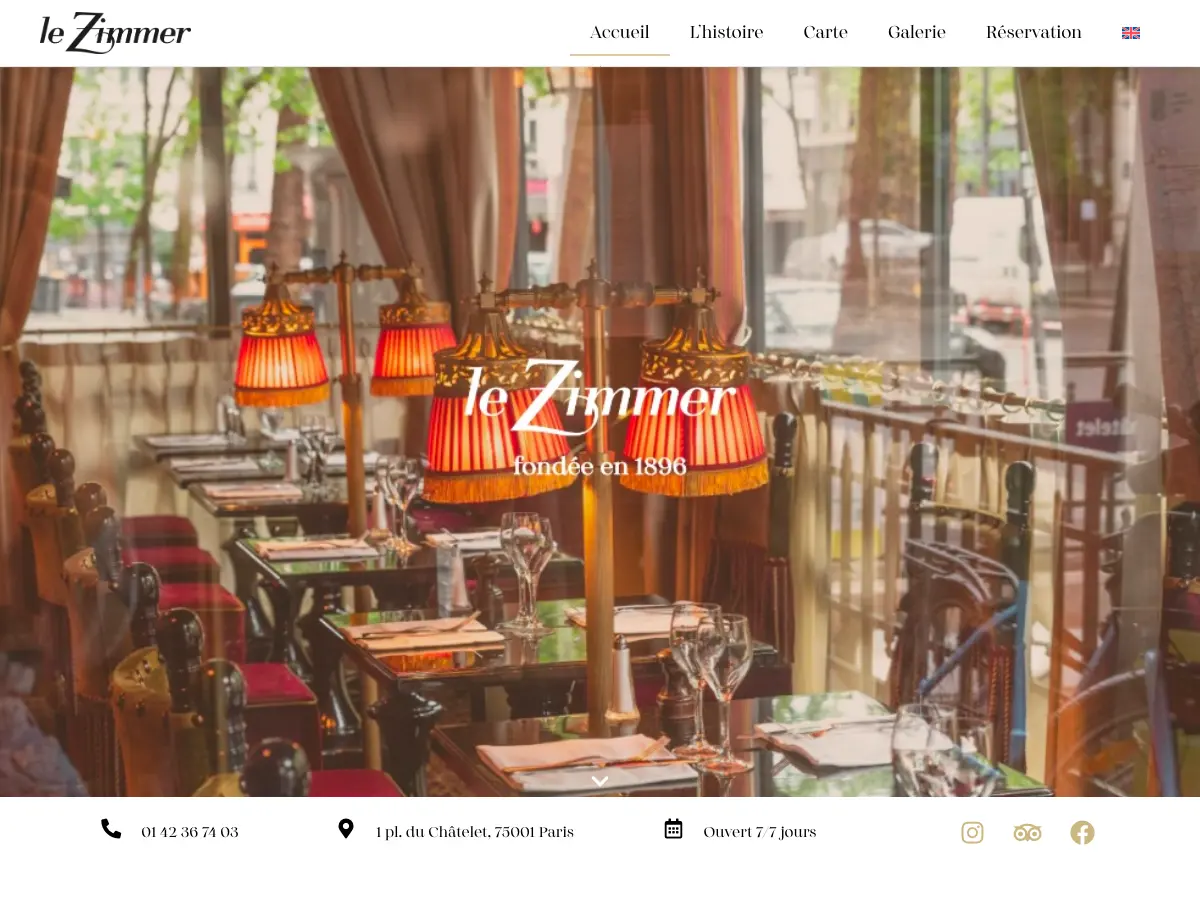 Le Zimmer's website