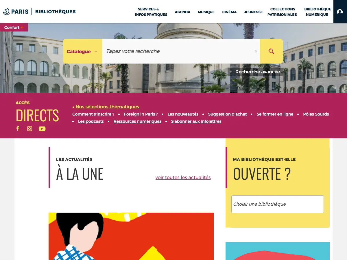 Library Assia Djebar's website