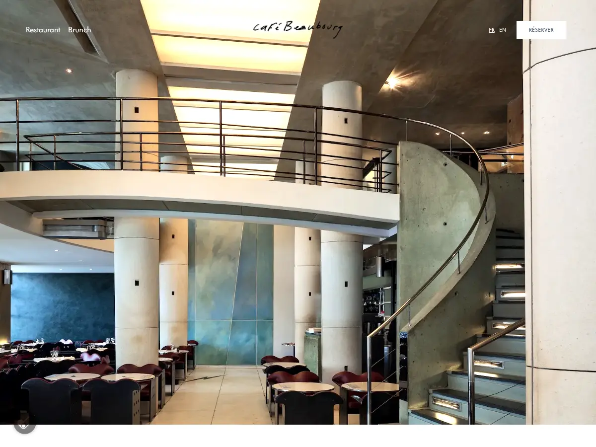 Café Beaubourg's website
