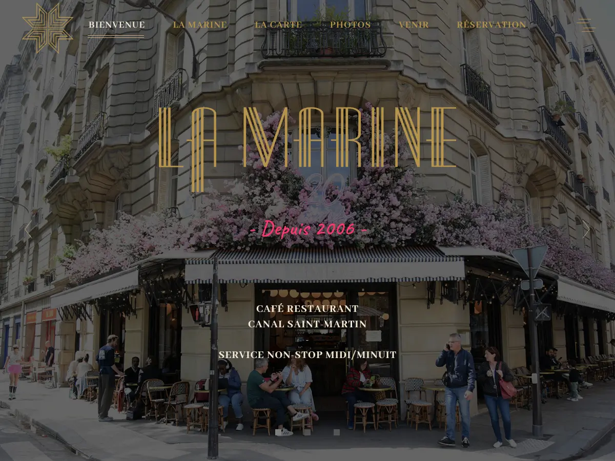 La Marine's website