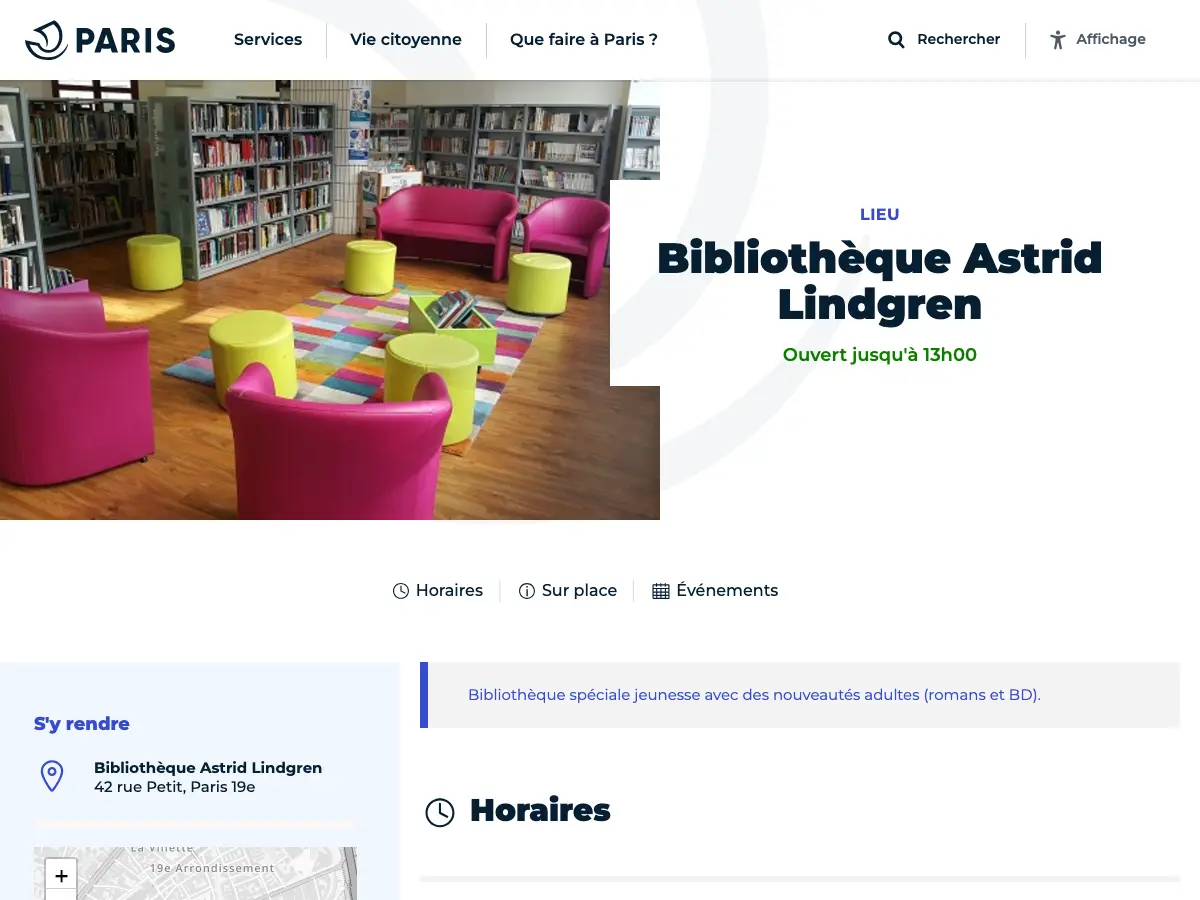 Bibliothèque Astrid Lindgren (Crimée)'s website