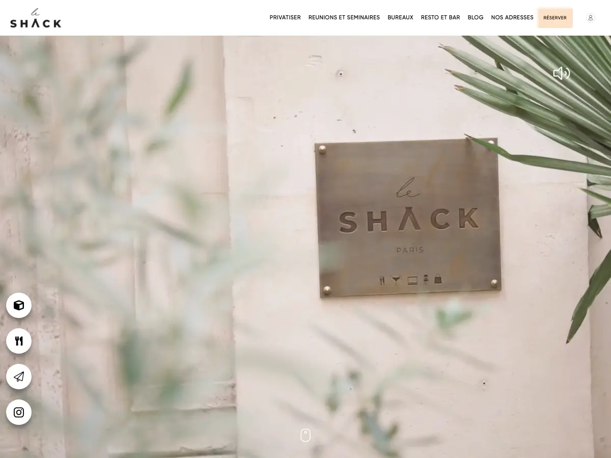 Le Shack's website