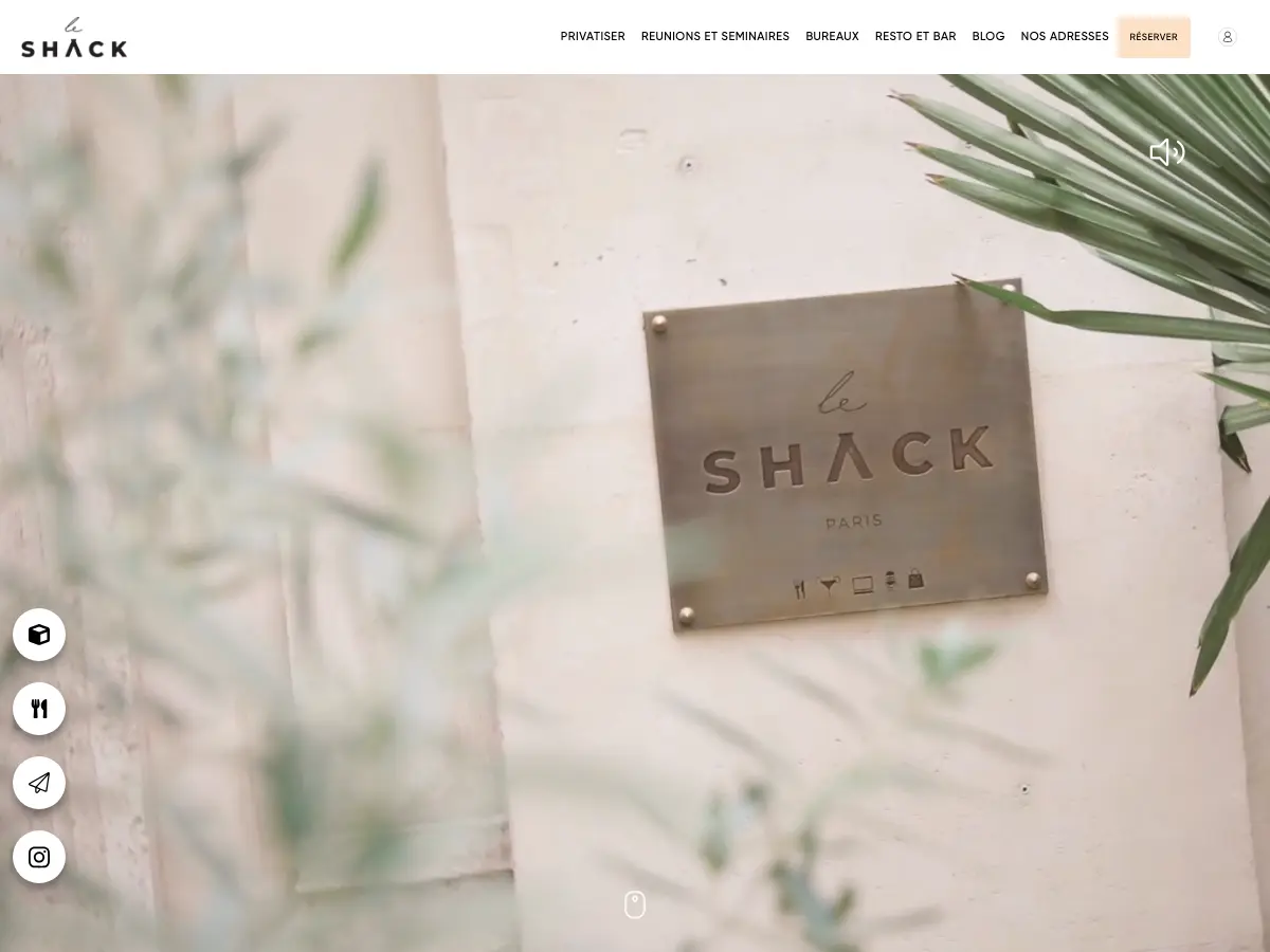 Le Shack's website