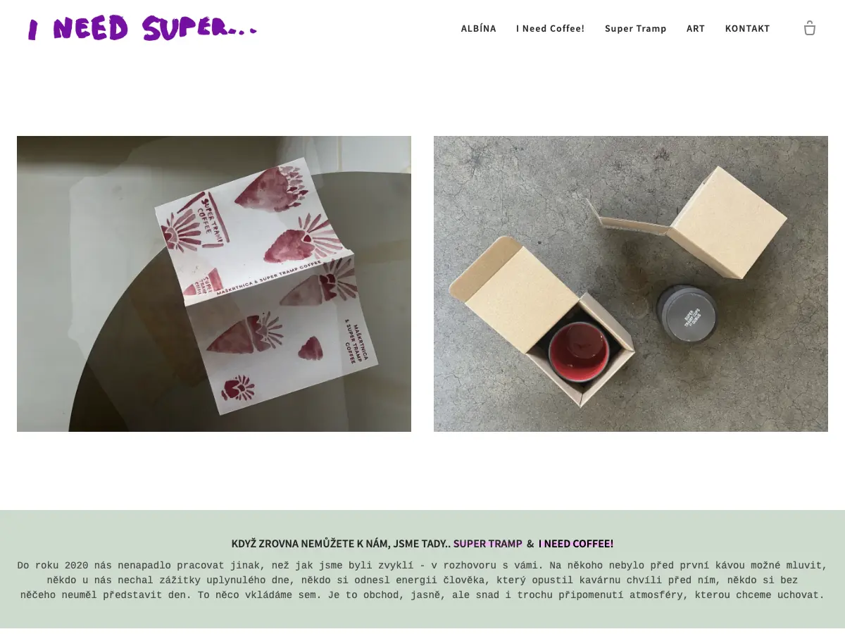 I Need Coffee!'s website