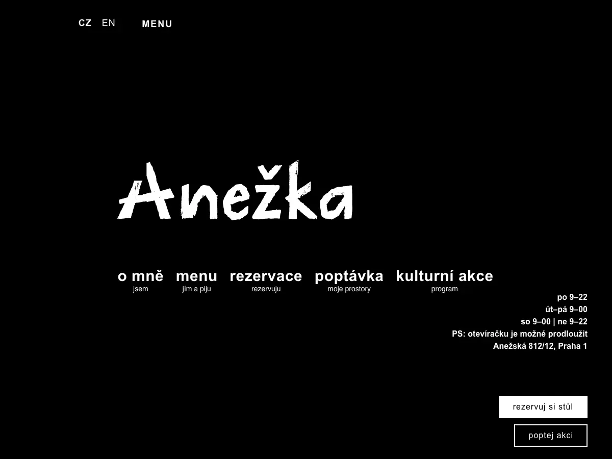 Anežka's website