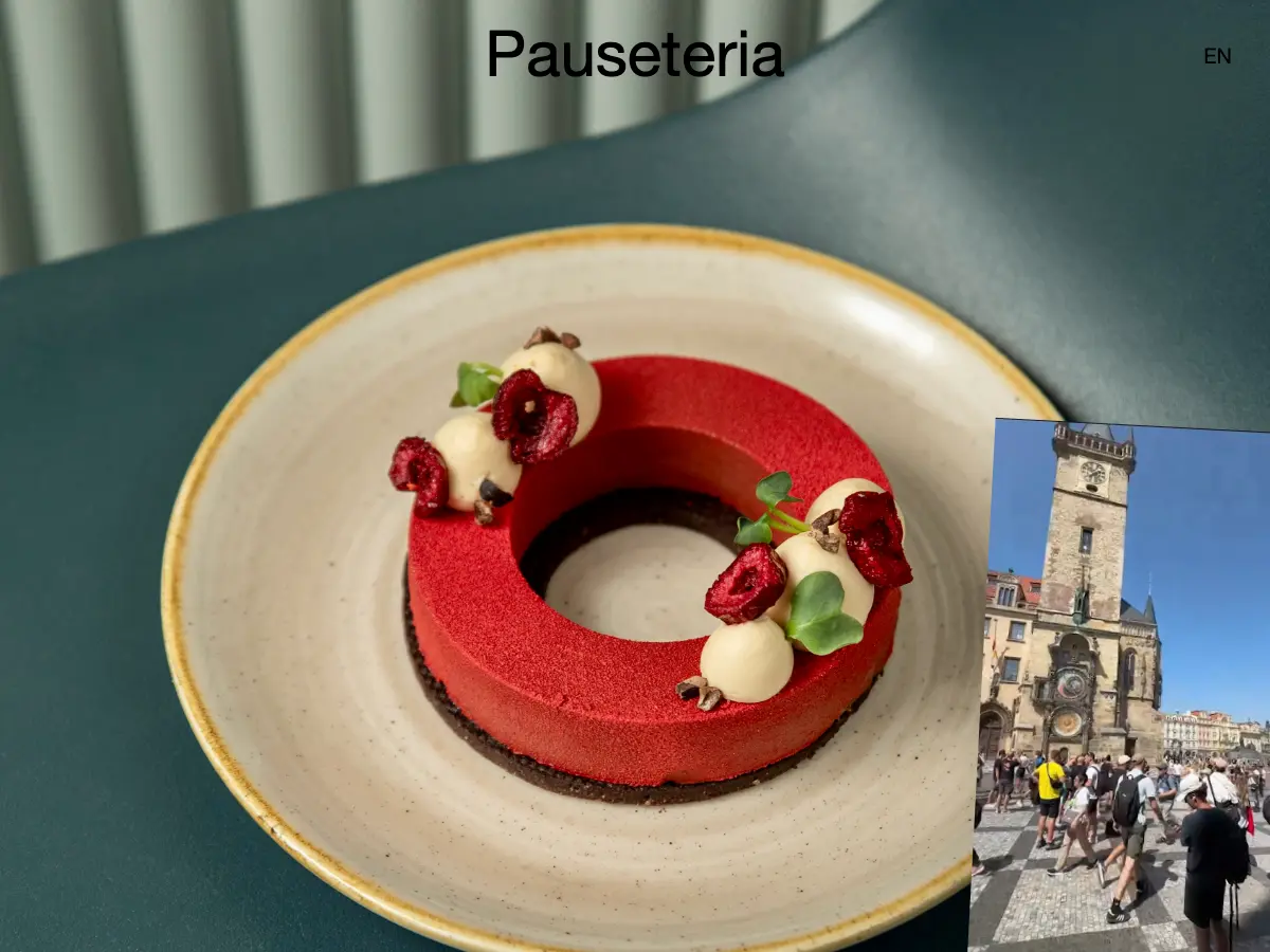 Pauseteria's website