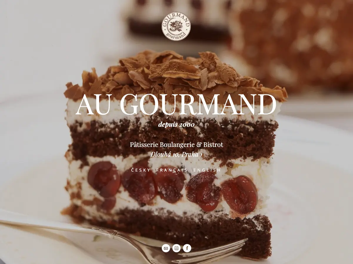 Au Gourmand's website