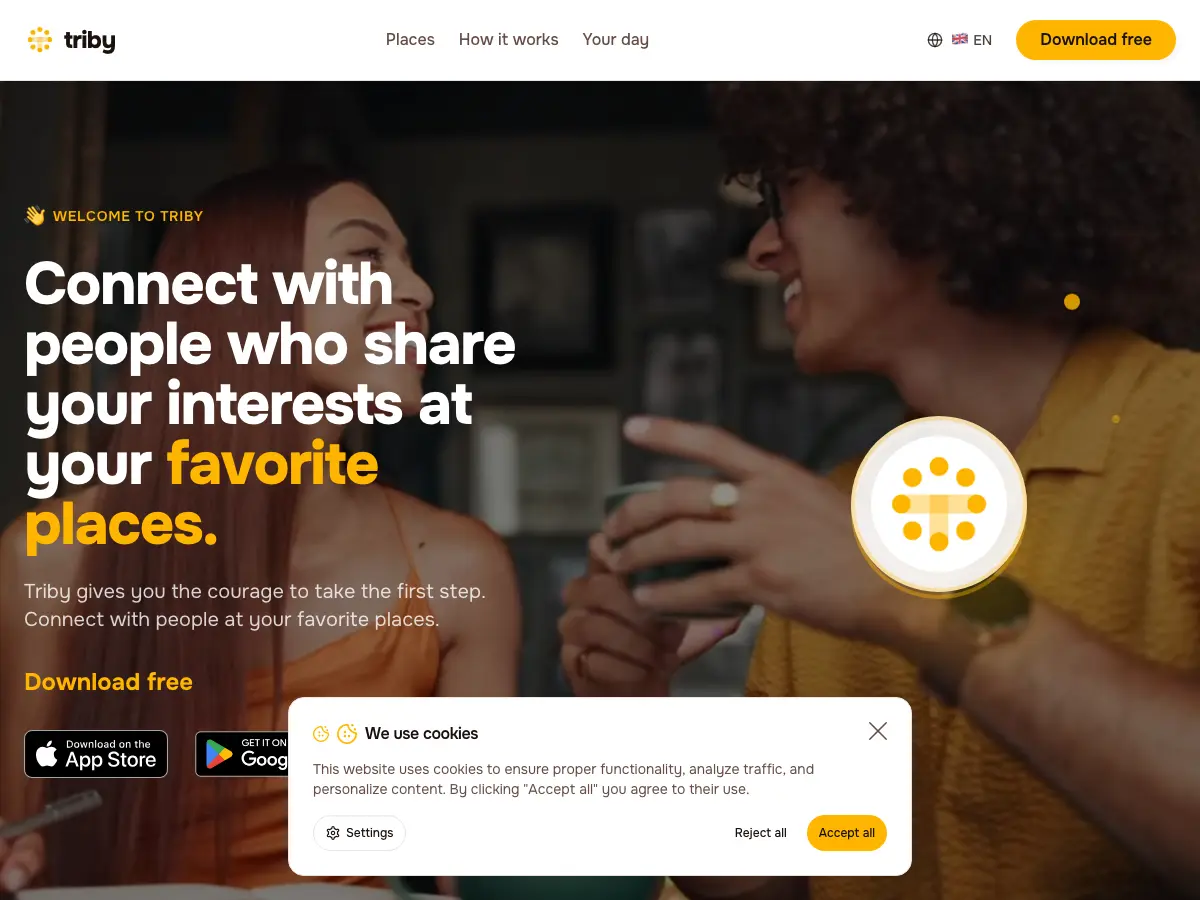 TRIBY's website