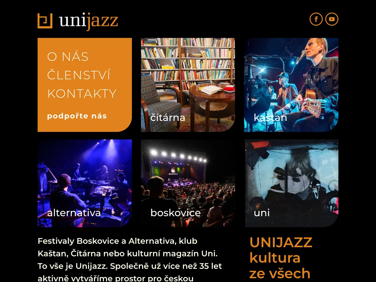 Unijazz's website