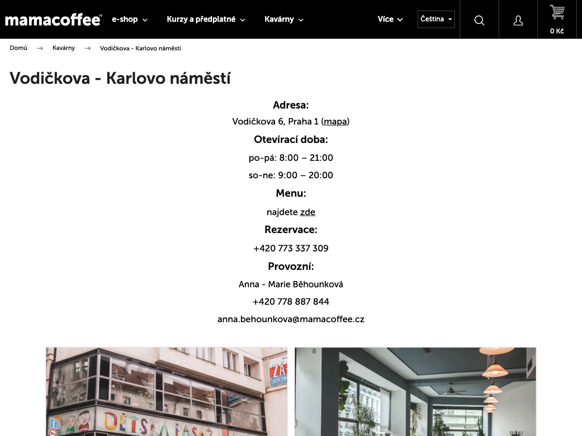 mamacoffee's website