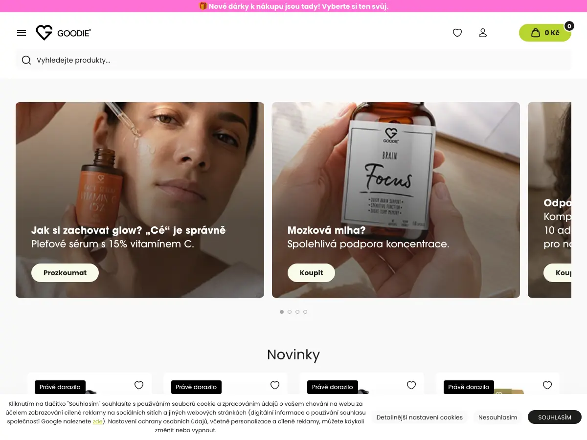 Goodie Store & Café's website