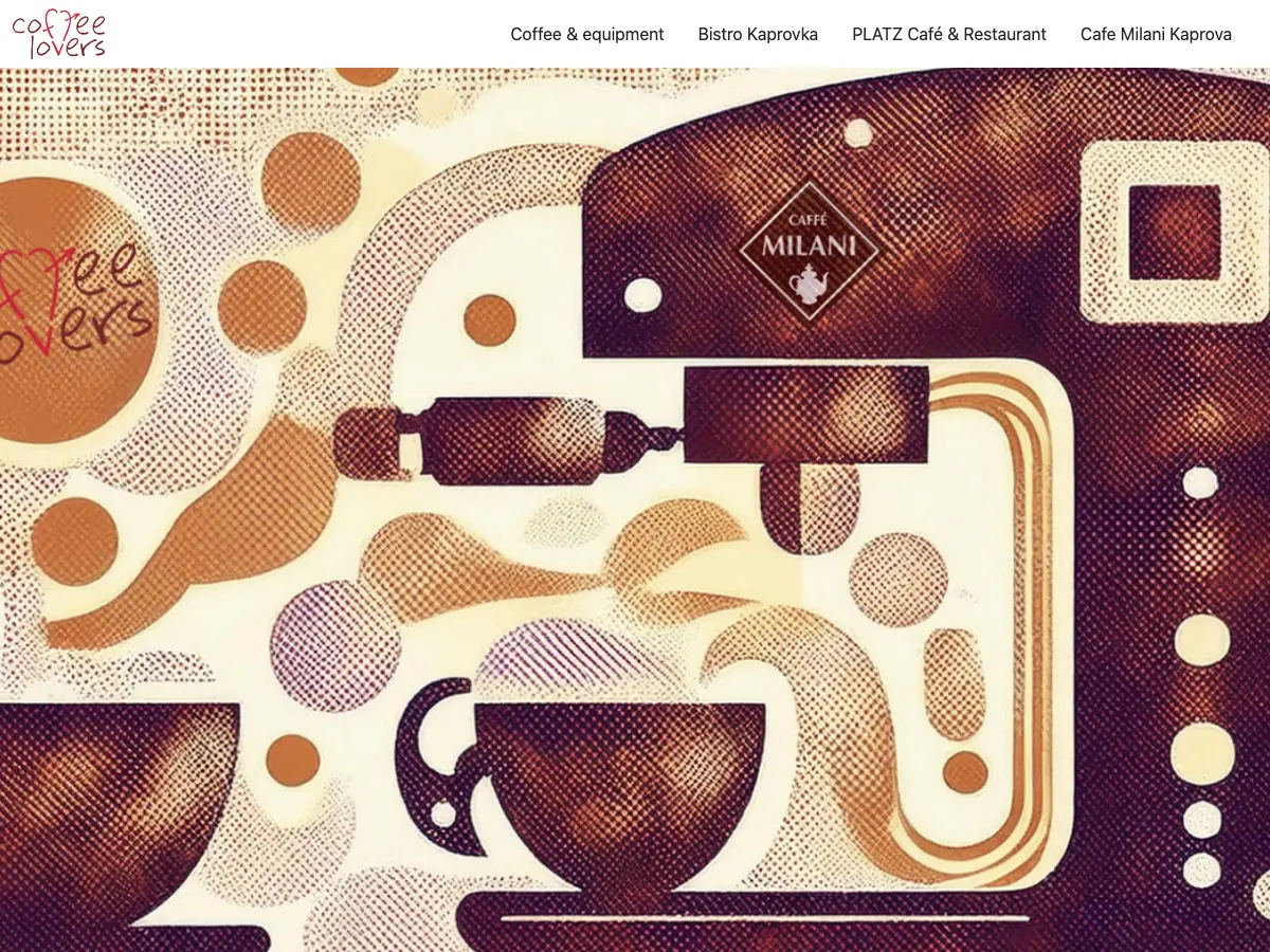 Coffee Lovers's website