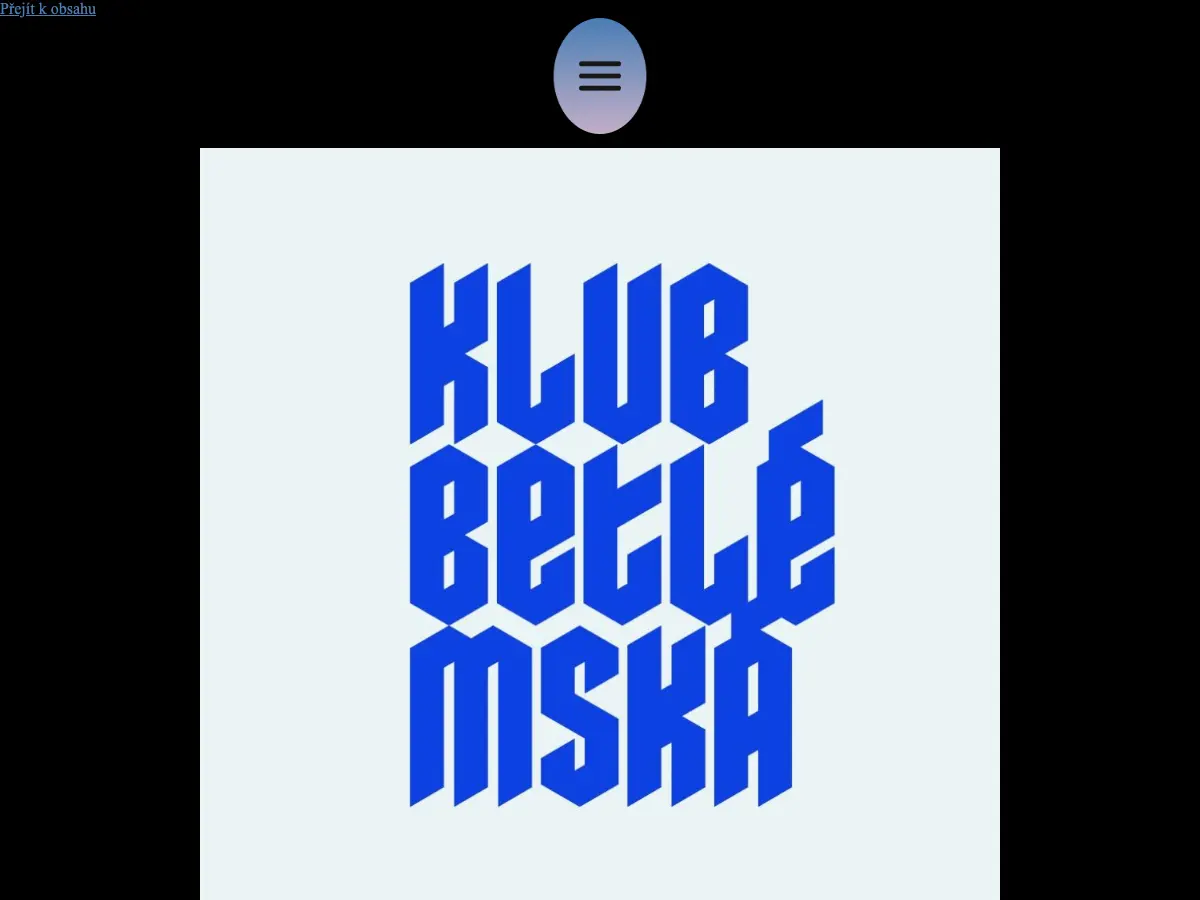 Klub Betlémská's website