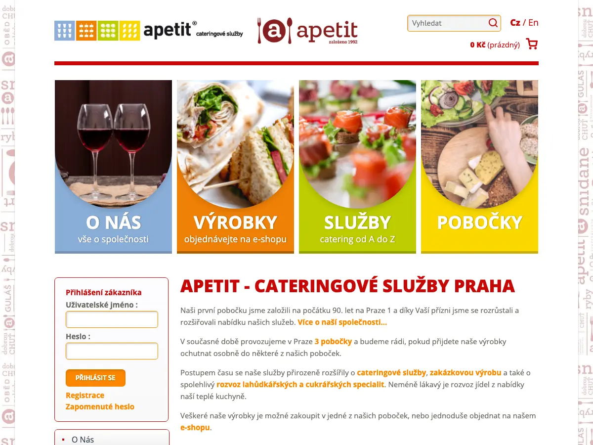 Apetit's website