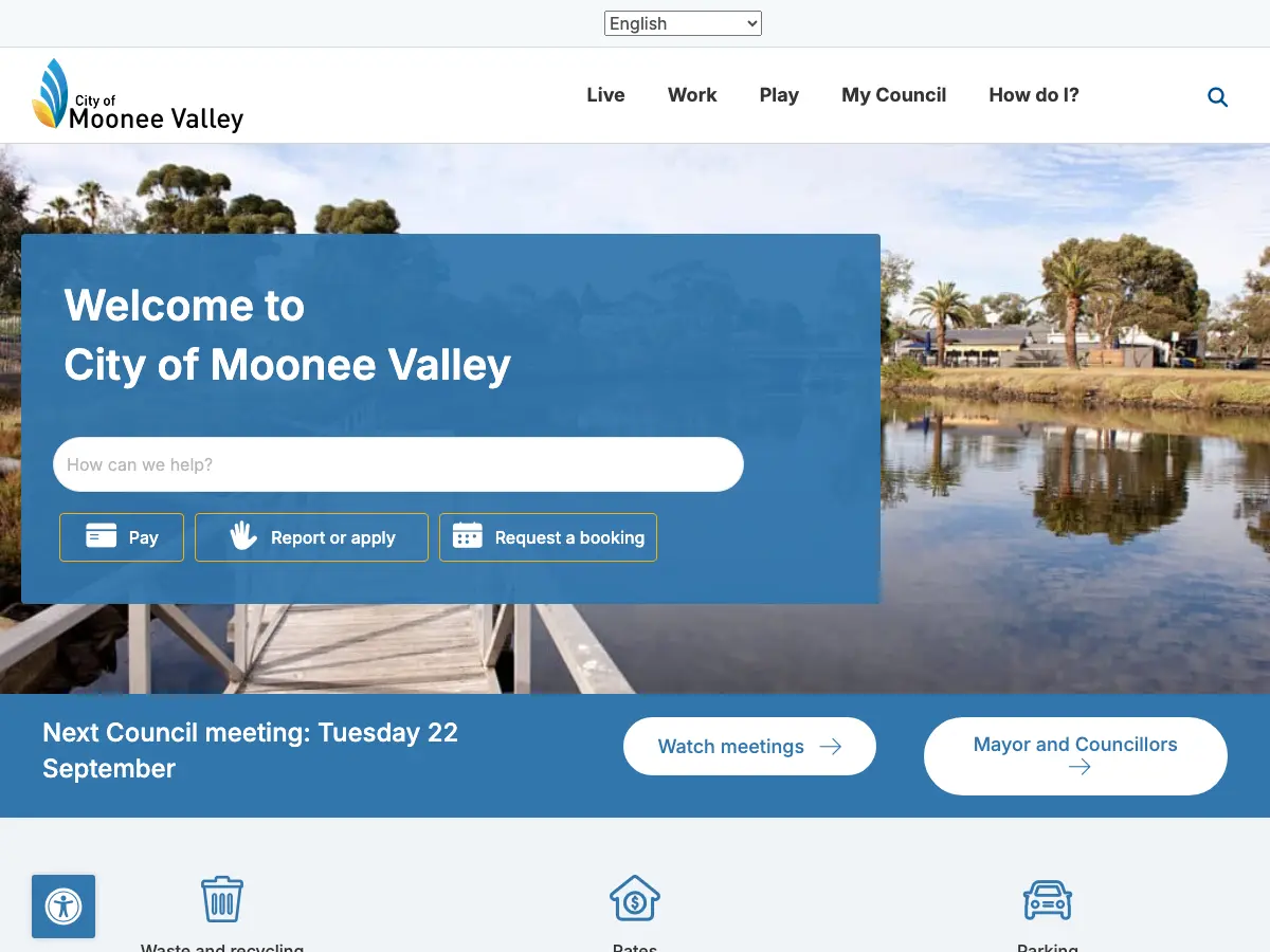 Ascot Vale Library's website
