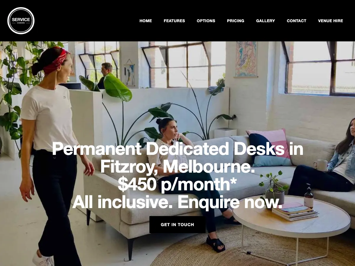 Service Cowork's website