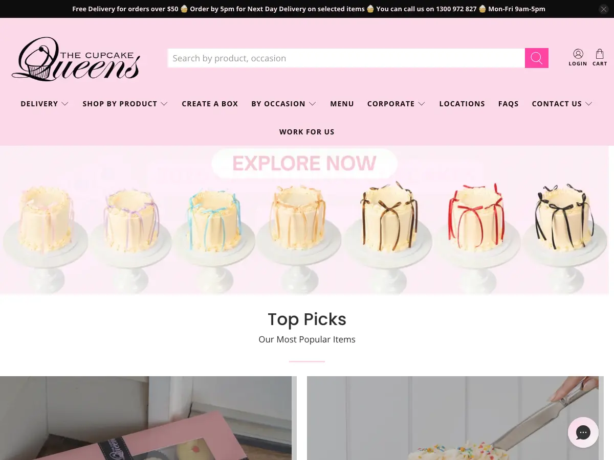 The Cupcake Queens's website