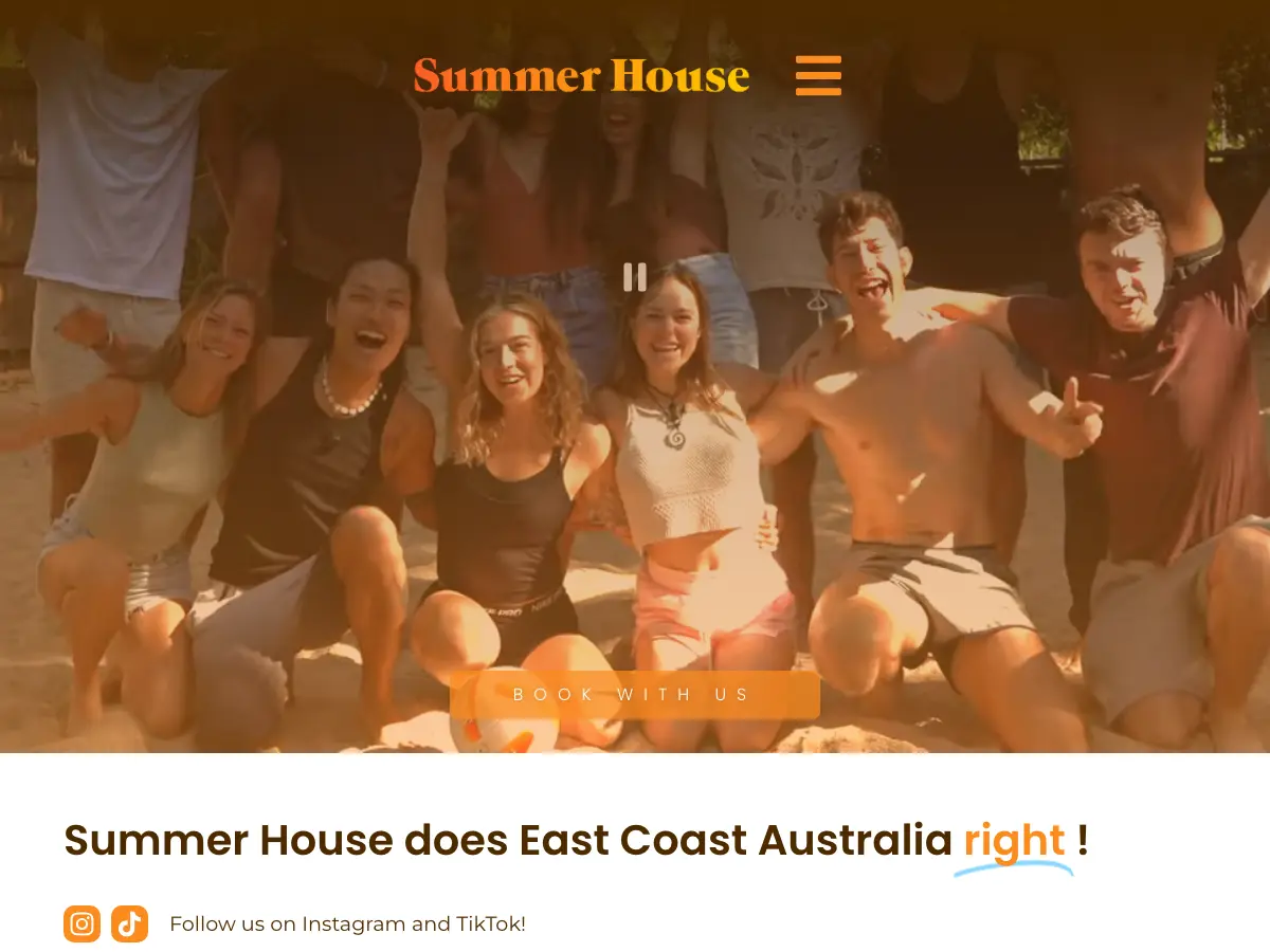 Summer House Melbourne's website