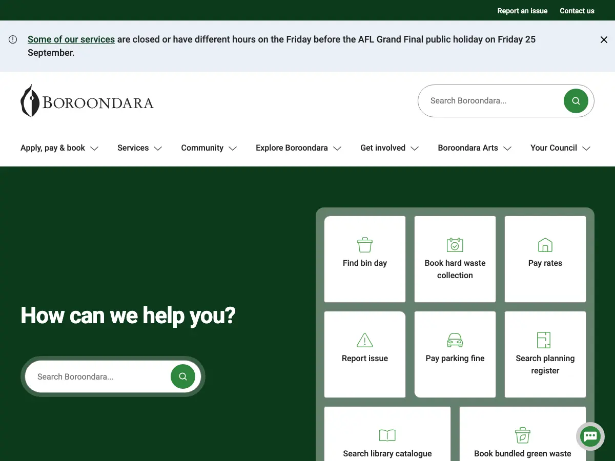 Balwyn Library's website