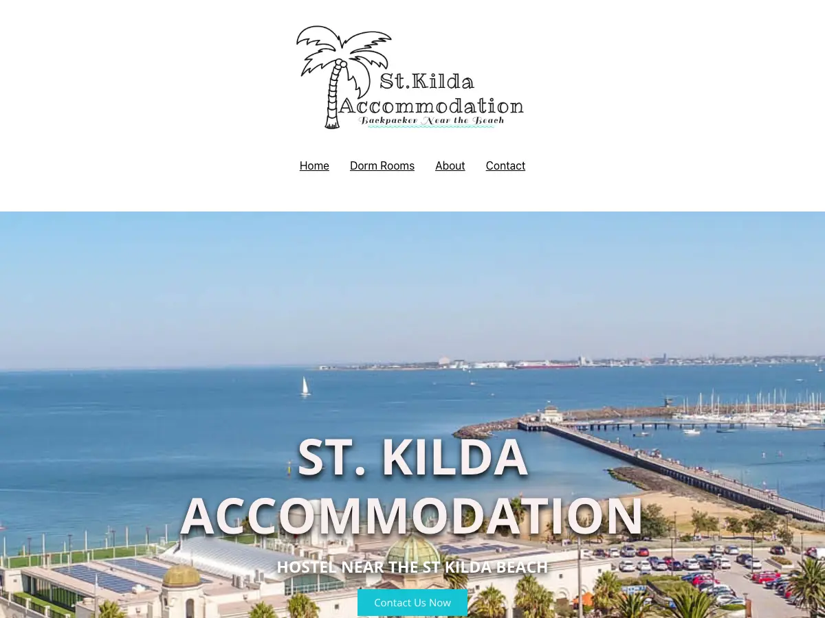 St. Kilda Accommodation's website