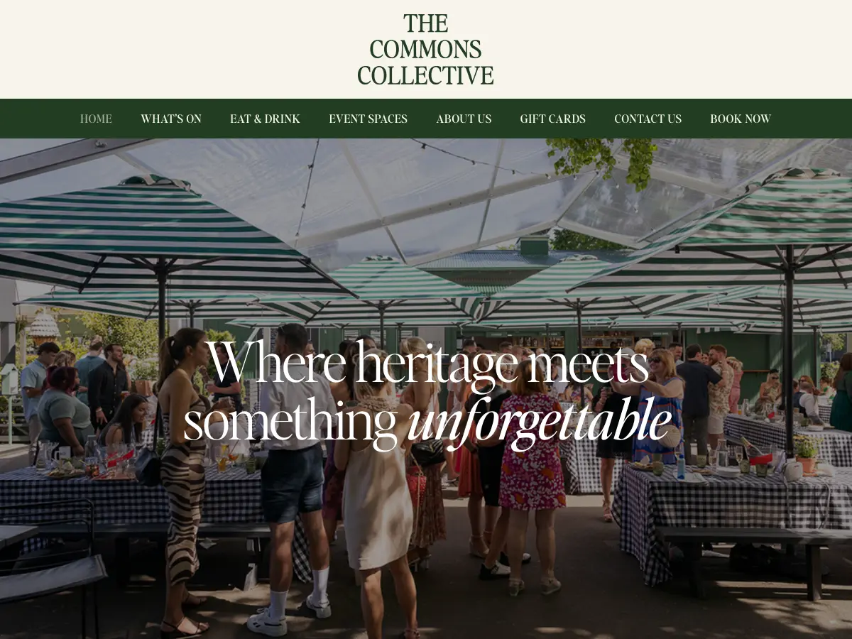 The Commons Collective's website