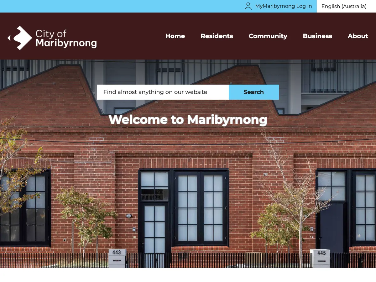 West Footscray Library's website